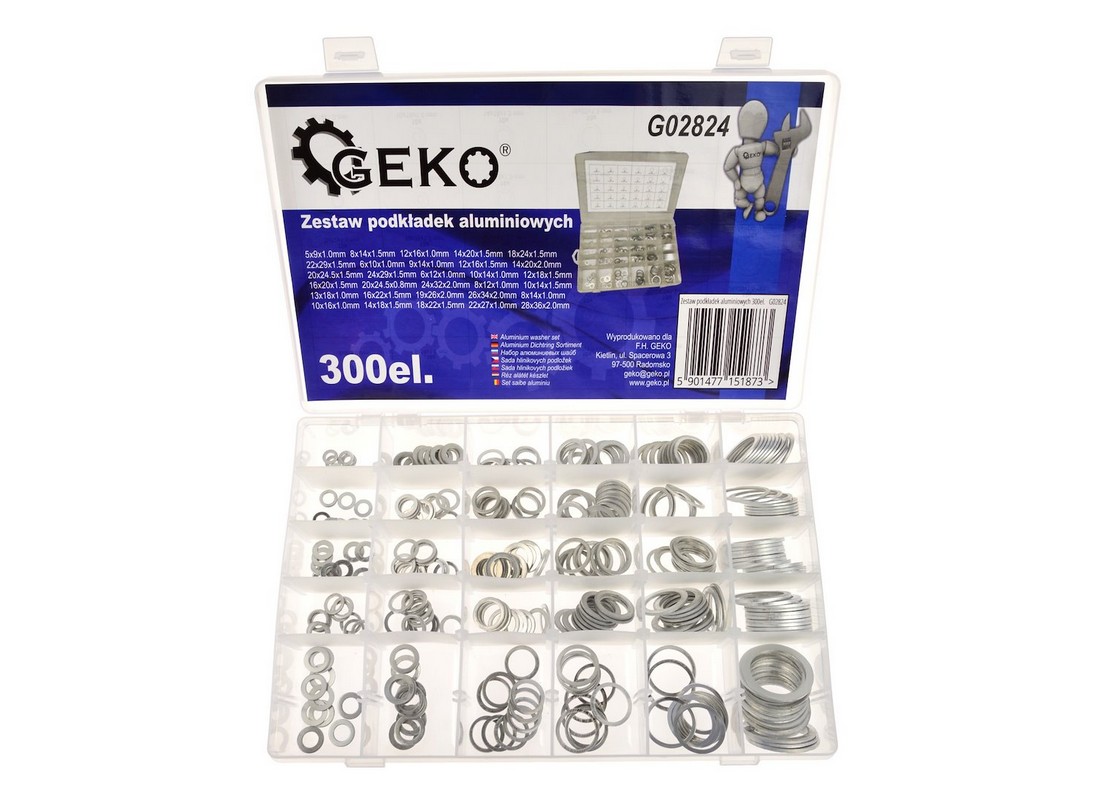 Komplekt Geko G02824; 300 tk