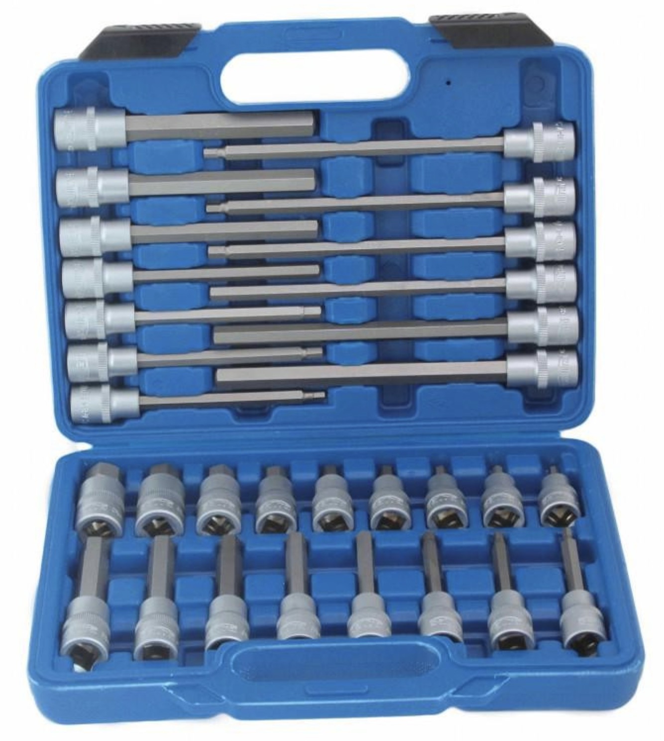 Padrunite ja otsikute komplekt SATRA S-SH3012; 1/2''; 30 tk