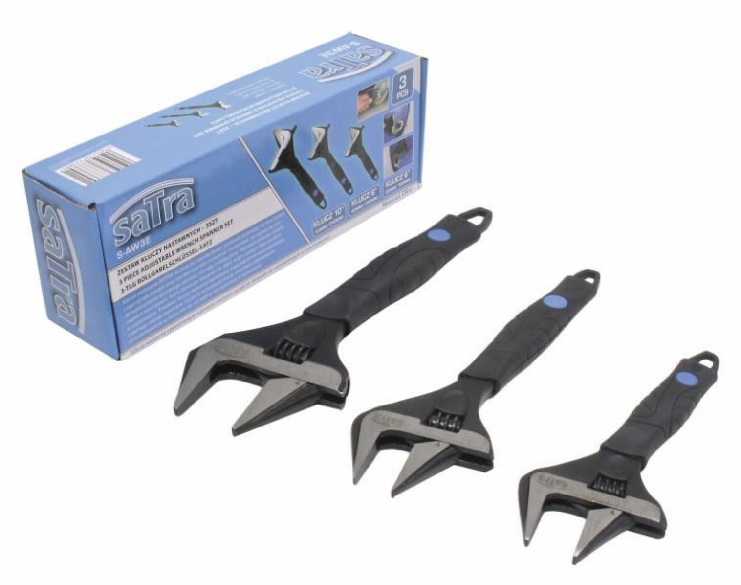 Mutrivõtmete komplekt SATRA S-AW3E; 3 tk