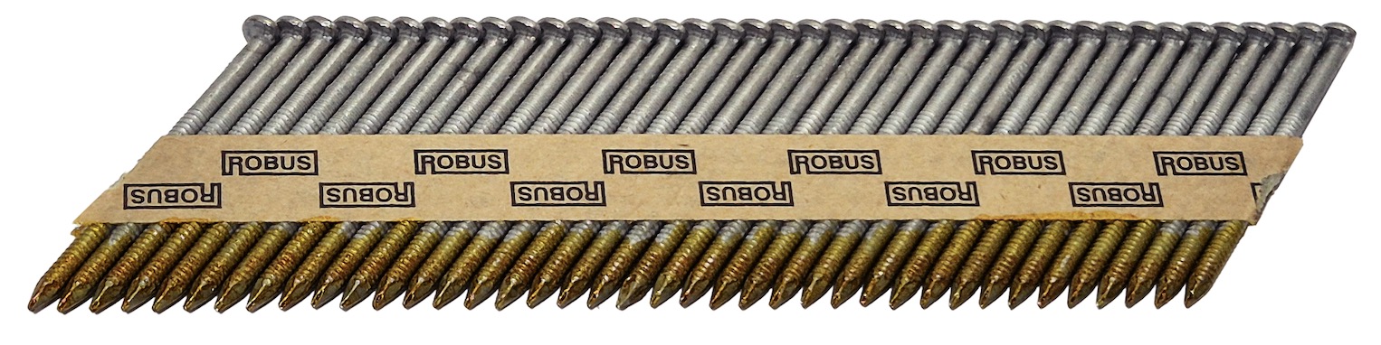 Naelad Robus; 50x2,8 mm; 34°; 6000 tk.; kuumtsingitud; kamm