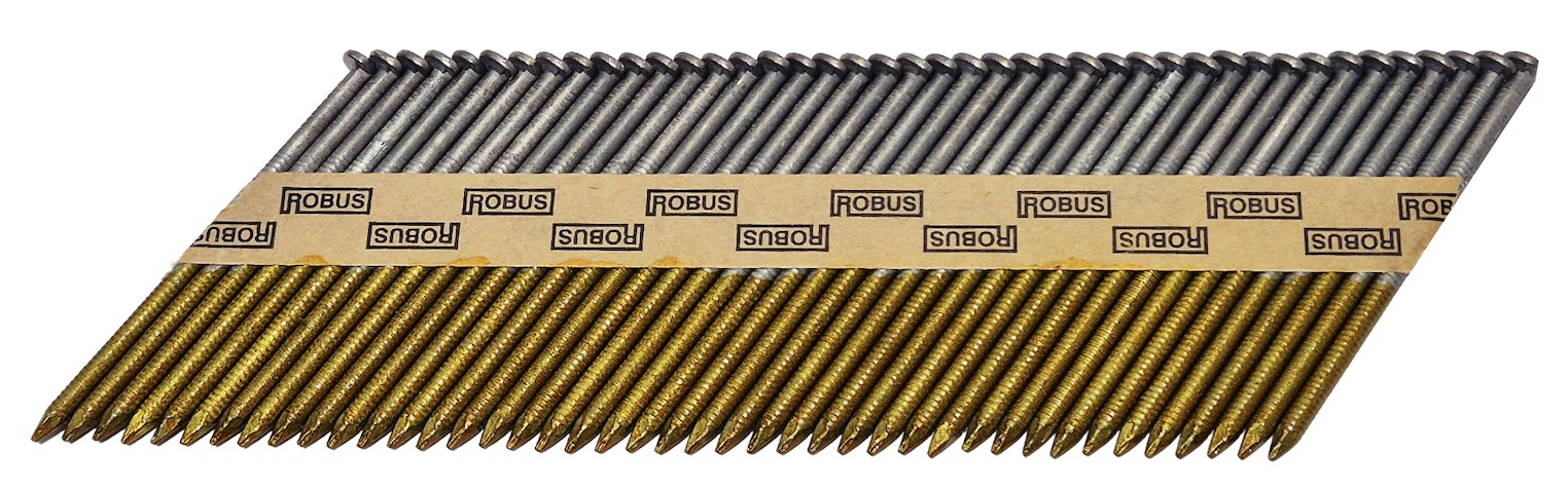 Naelad Robus; 63x2,8 mm; 34°; 4600 tk.; kuumtsingitud; kamm