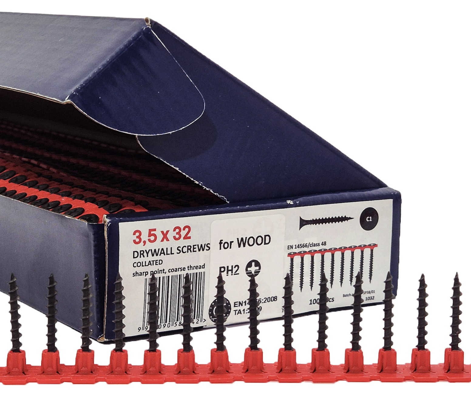 Lindikruvid Robus; PH2; 3,5x32 mm; 1000 tk