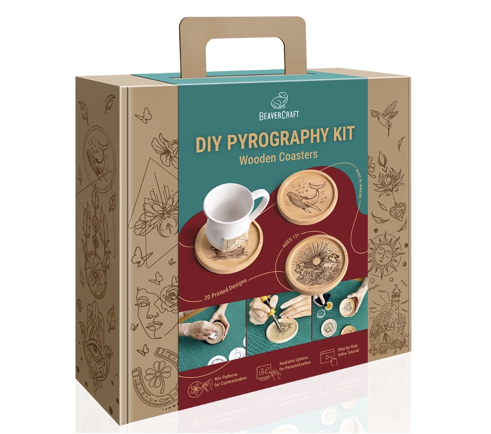 Komplekt BeaverCraft DIY-P-COASTERS