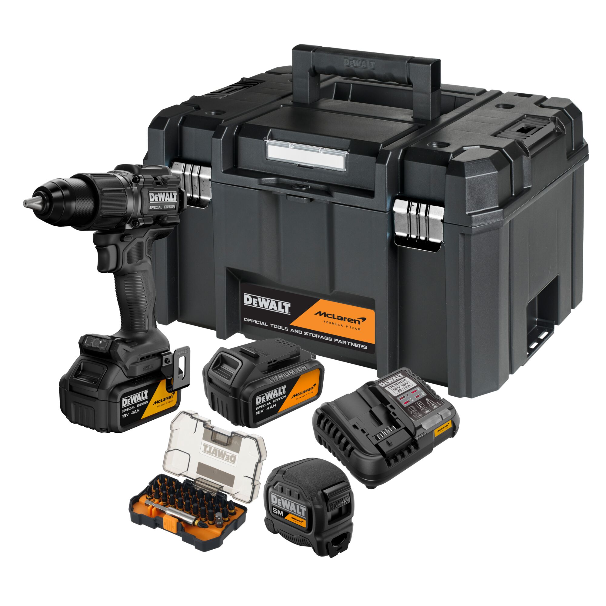 Lööktrell-kruvikeeraja DeWalt DCD86MM2KT; 18 V; 2x4,0 Ah aku + Tarvikud