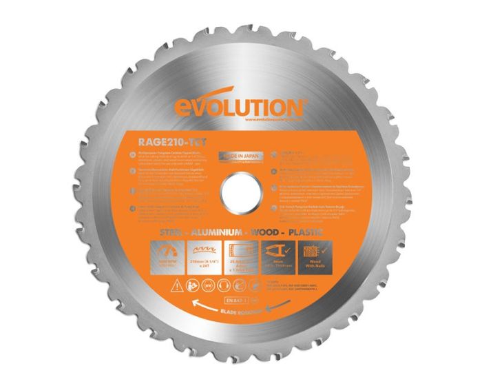 Lõikeketas Evolution EVO-210-MULTI; 210 mm; Z24