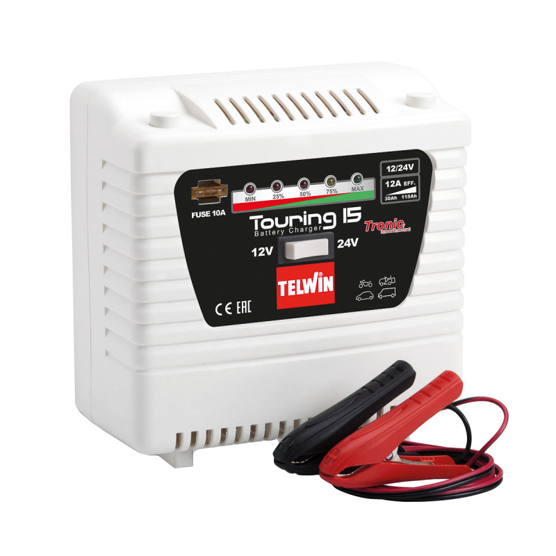 Auto akulaadija Telwin Touring 15; 12-24 V