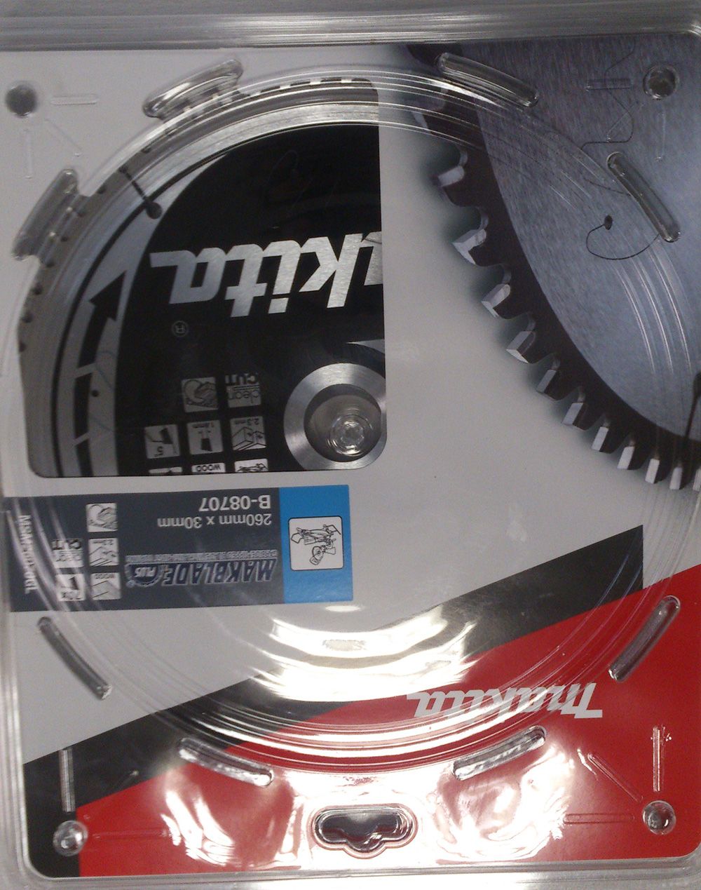 Saeketas puidule Makita MAKBLADE PLUS; 260x2,3x30,0 mm; Z70; 5°