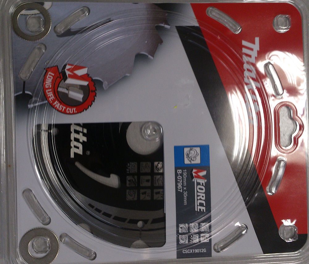 Saeketas puidule Makita MFORCE; 190x2x30,0 mm; Z12; 15°