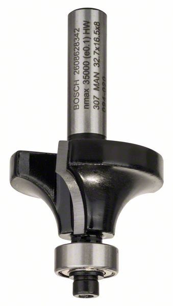 Ümardamisfrees Bosch 10/16,5/57 mm laagripesaga