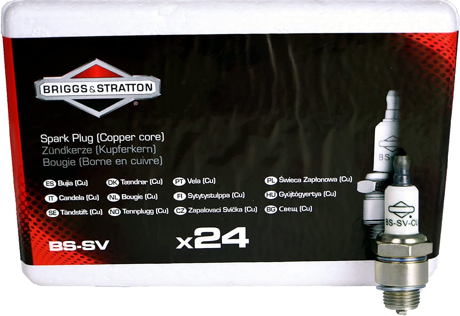 Süüteküünal muruniidukitele/hekipügajatele Briggs&Stratton SV; 24 tk