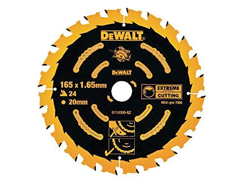 Saeketas puidule DeWalt; 165x1,65x20,0 mm; Z24; 18°