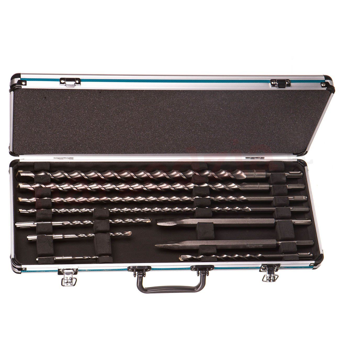 Puuri- ja peitlikomplekt betooni jaoks Makita D-42385; SDS-plus; 10 tk