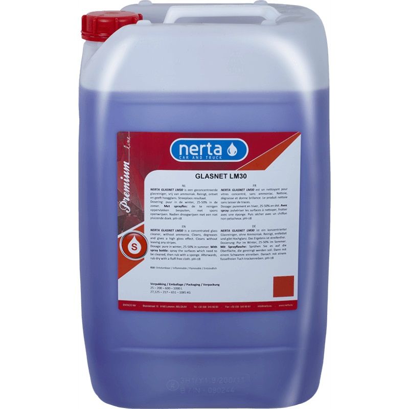 Klaasipuhastusvahend Nerta Glas-Net LM30; 5 l