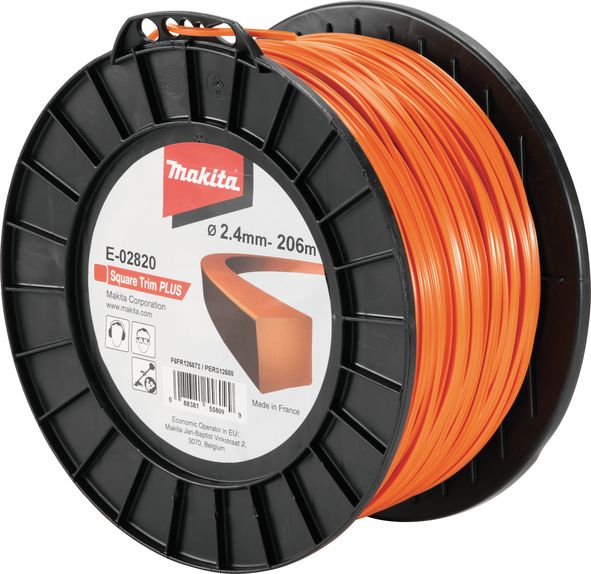 Lõiketamiil (ruudukujuline) Makita E-02820; 2,4 mm/206 m