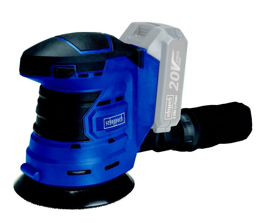 Ekstsentriklihvmasin Scheppach COS125-20ProS; 20 V (ilma aku ja laadijata)
