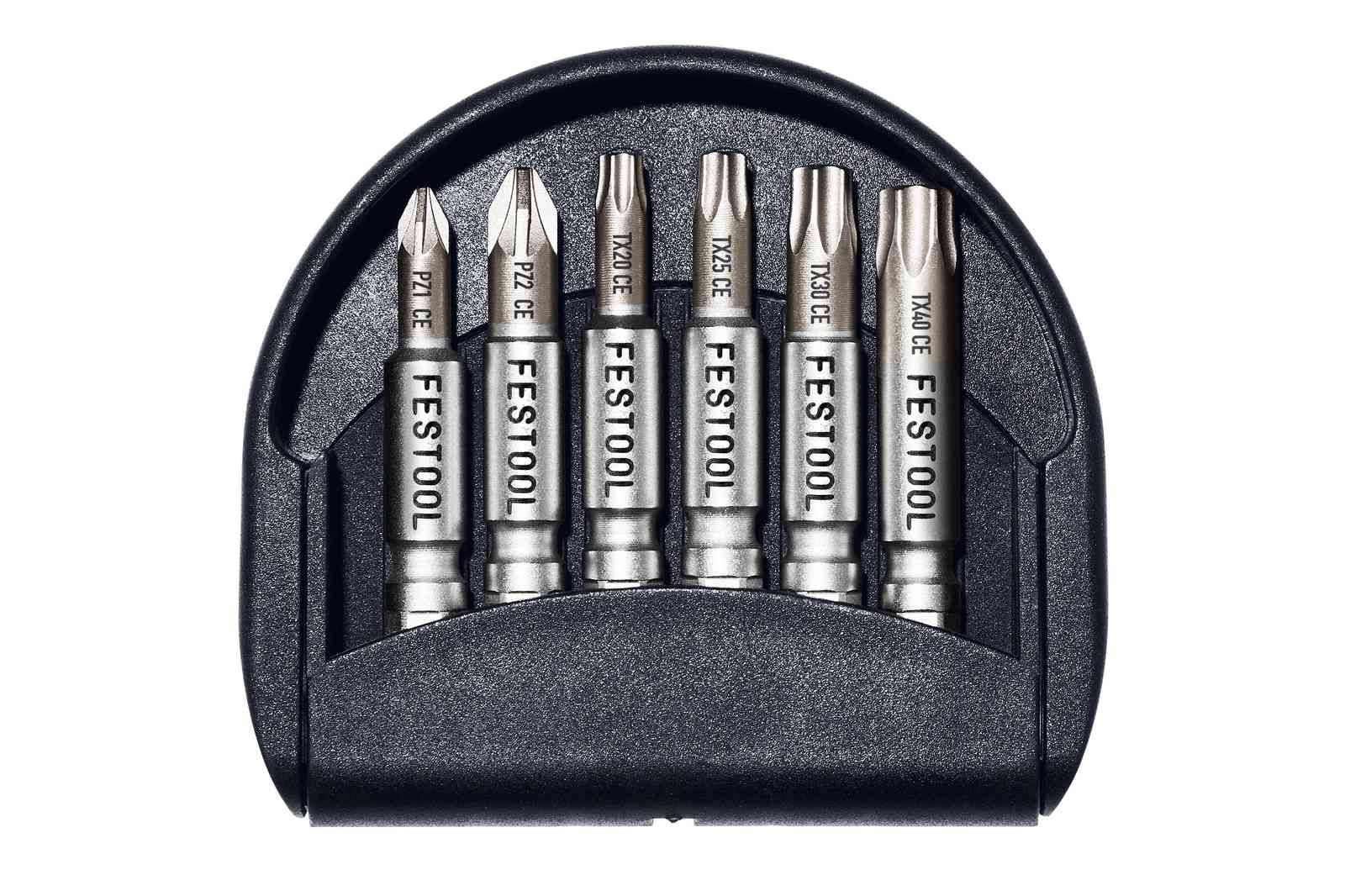 Kruviotsikute komplekt Festool CENTRO Bit-Set 1; 6 tk