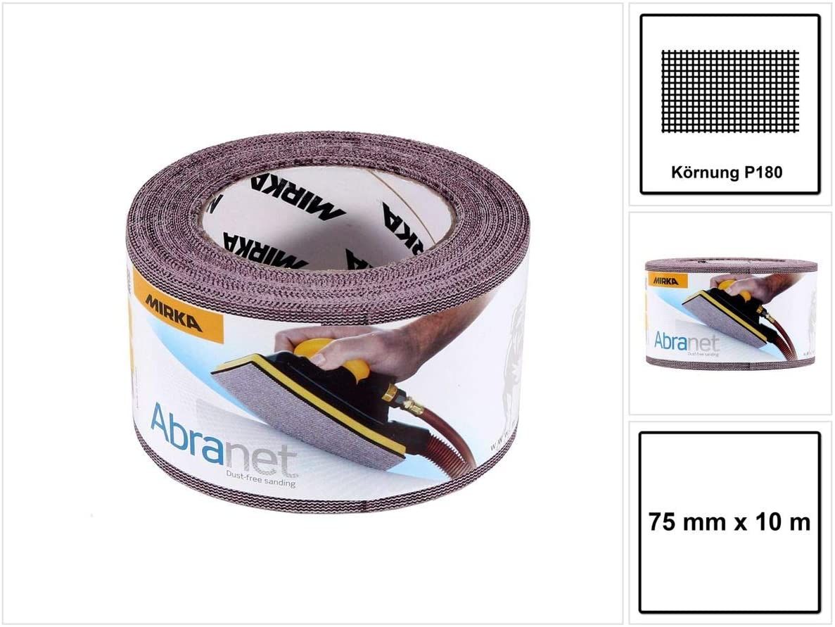 Liivapaber rullis Mirka Abranet 545BI001183R; 75x10 m; P180