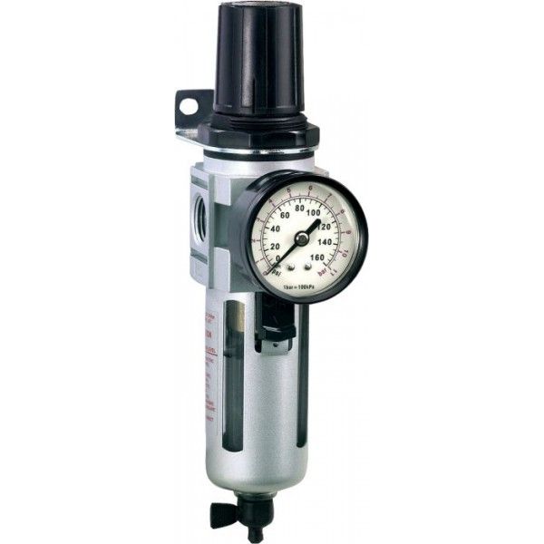 Õhufilter regulaatori ja õlitusega Irimo P254; 1/2''