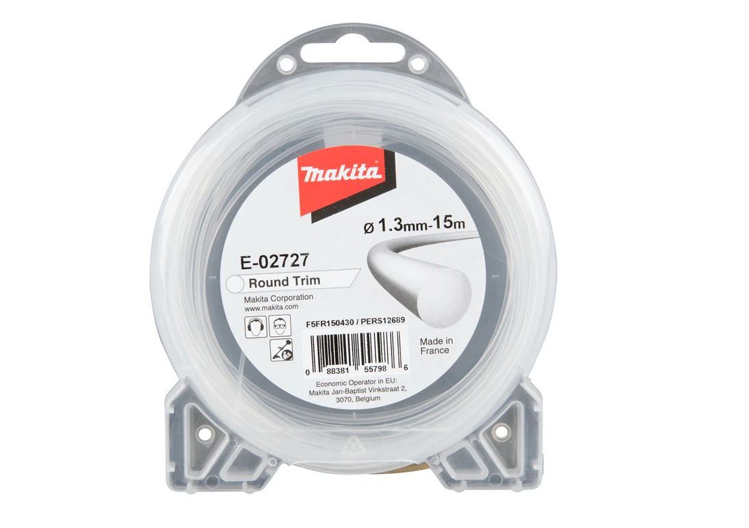 Trimmeri jõhv Makita; 1,3 mm/15 m; ümar