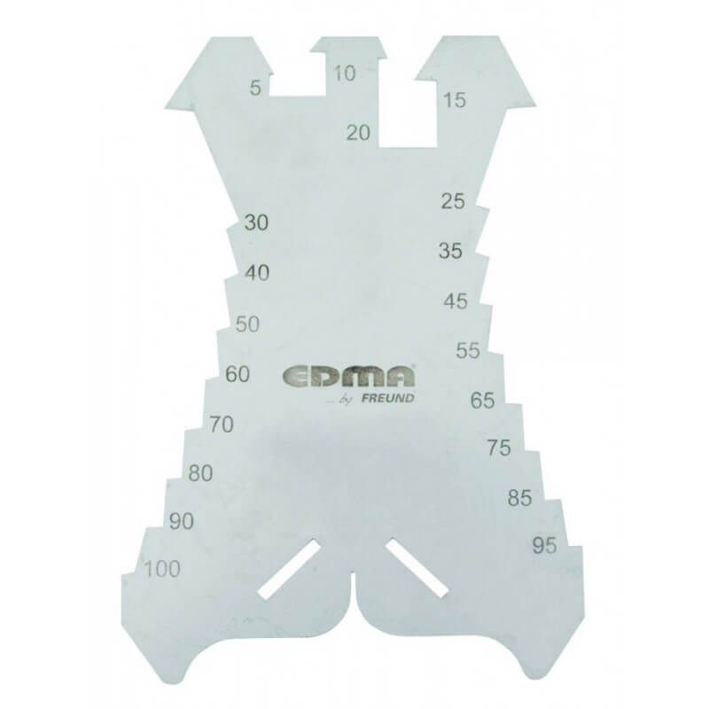 Märgistusplaat / lõikur EDMA 036155; 5-100 mm