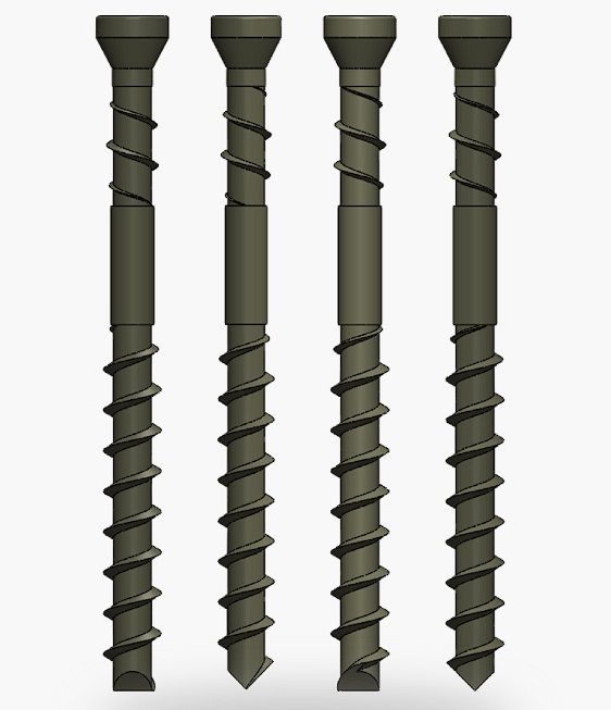 Puidukruvi Camo Deck Screws; T15; A4; 60x4,2 mm; 350 tk