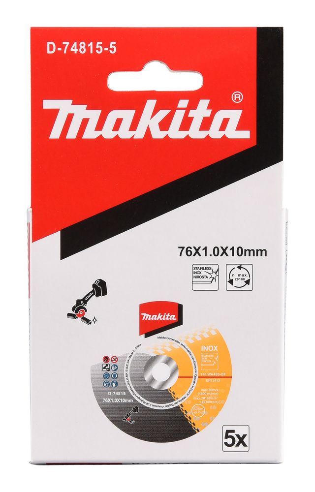 Lõikeketas Makita D-74815-5; 76 mm; 5 tk