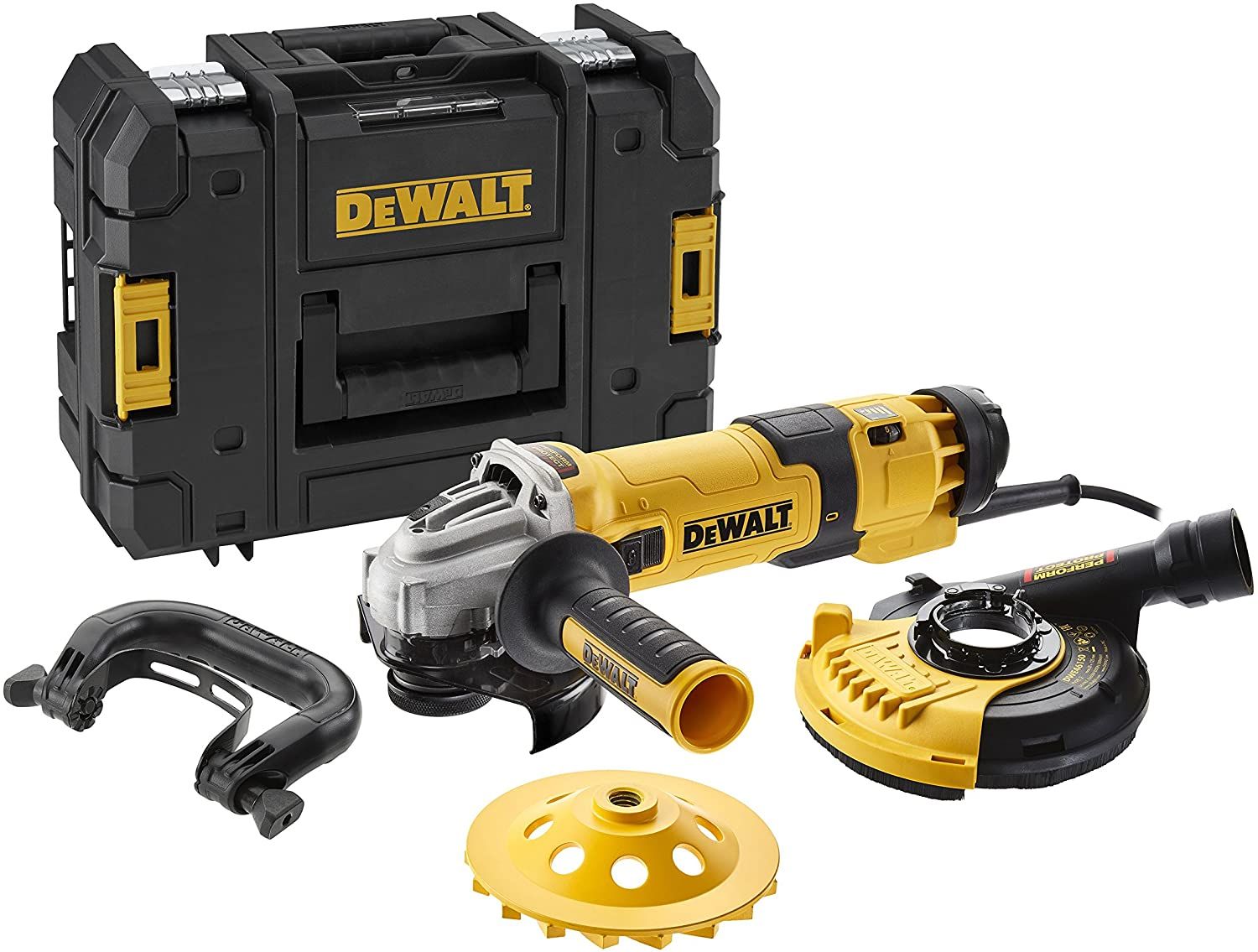 Nurklihvija DeWalt DWE4257KT-QS; 125 mm; 1500 W + Tarvikud