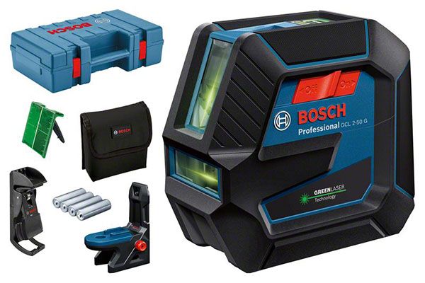 Lasernivelliir Bosch GCL 2-50 G + Tarvikud