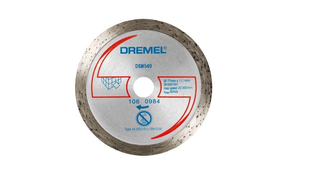Teemantlõikeketas plaatide lõikamiseks Dremel DSM540; 77 mm