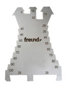 Märgistusplaat / lõikur Freund; 5-100 mm