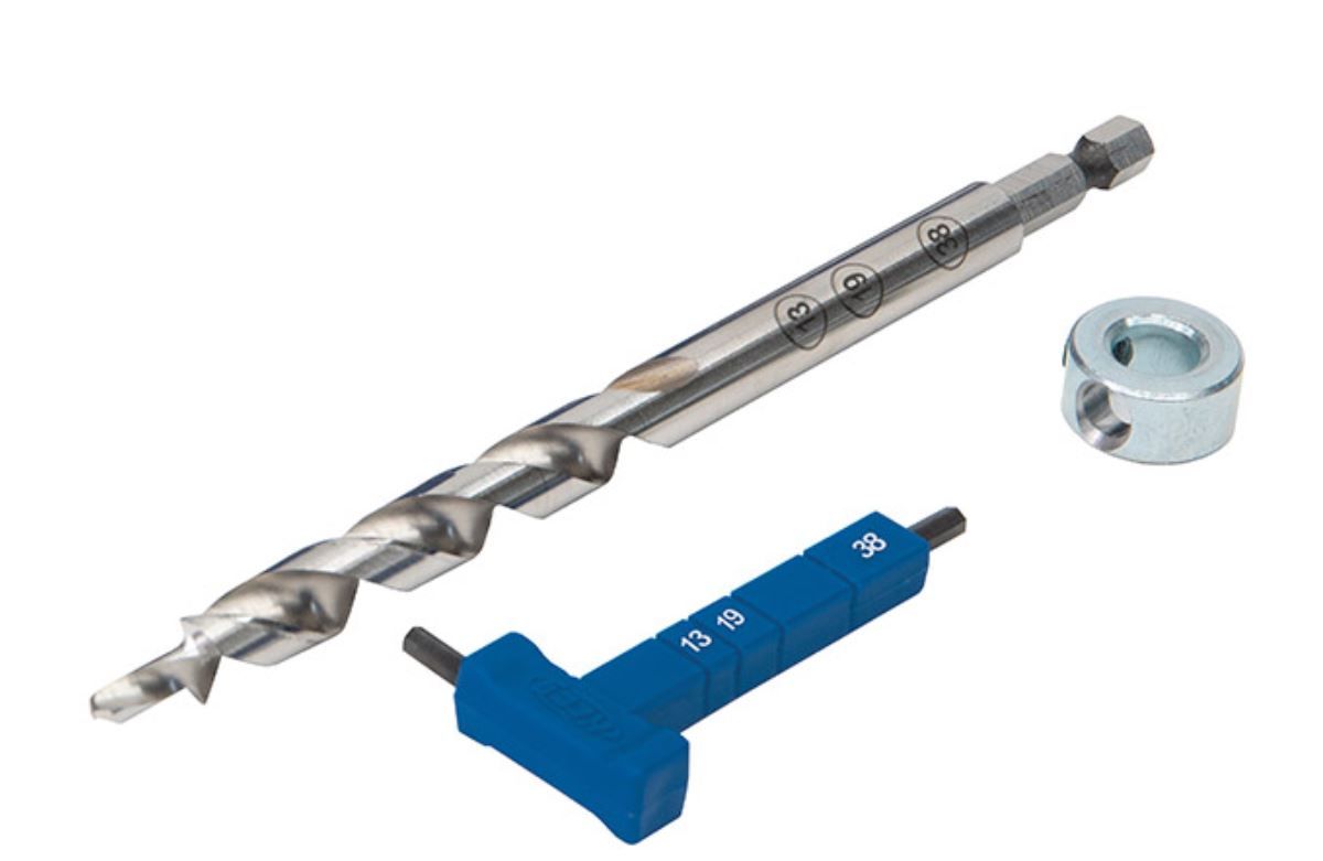 Puidupuur Kreg KPHA308; 9,5x158 mm; tarvikutega