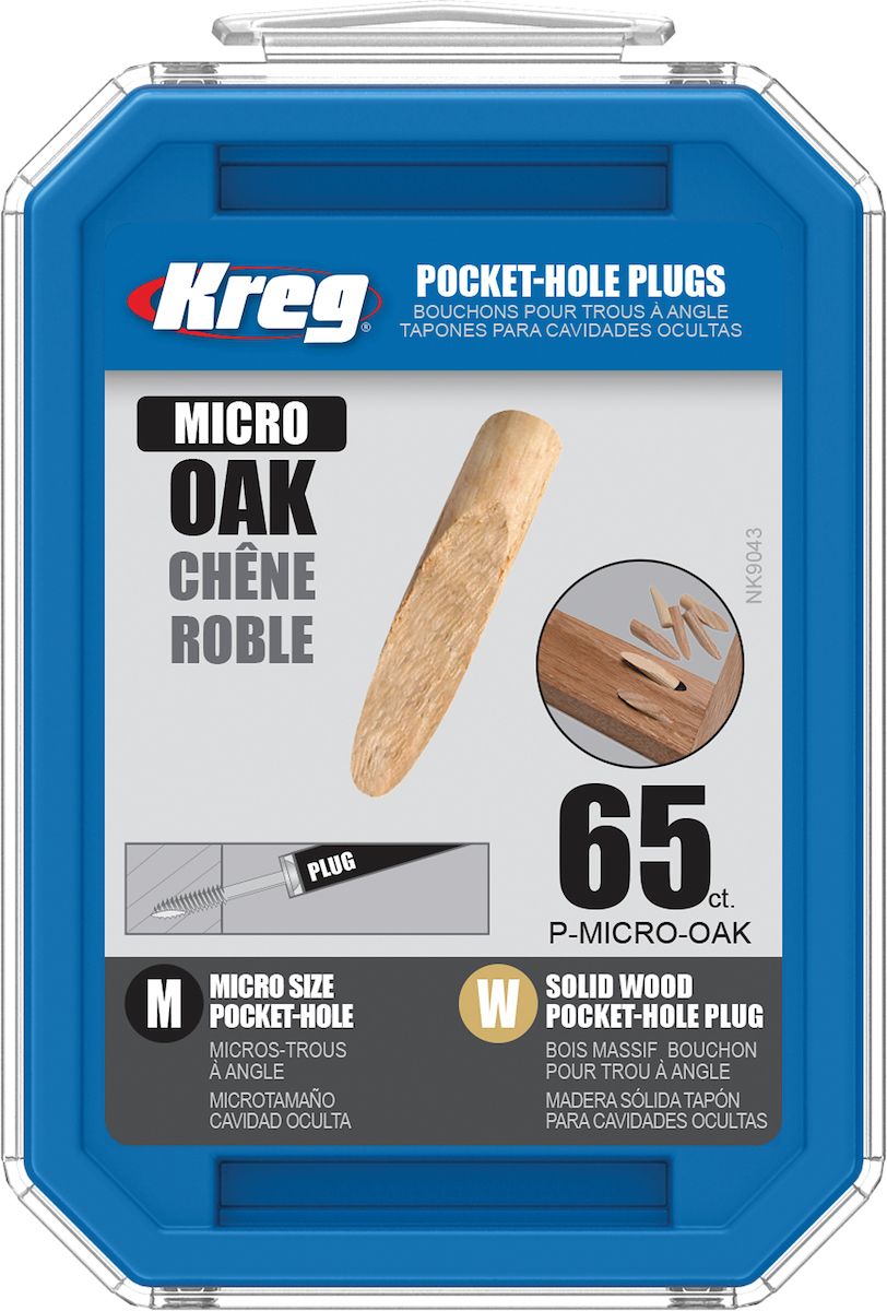 Tüübel Kreg P-MICRO-OAK; 12 mm (1/2'')- 140 mm (11/2''); 65 tk; tamm