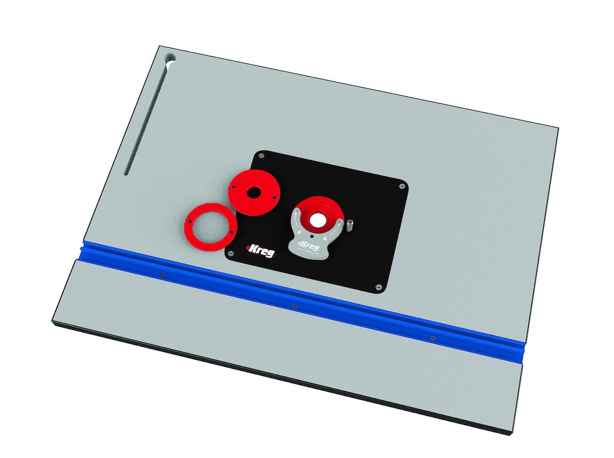 Freesimise tugiplaat Kreg PRS1025; üles