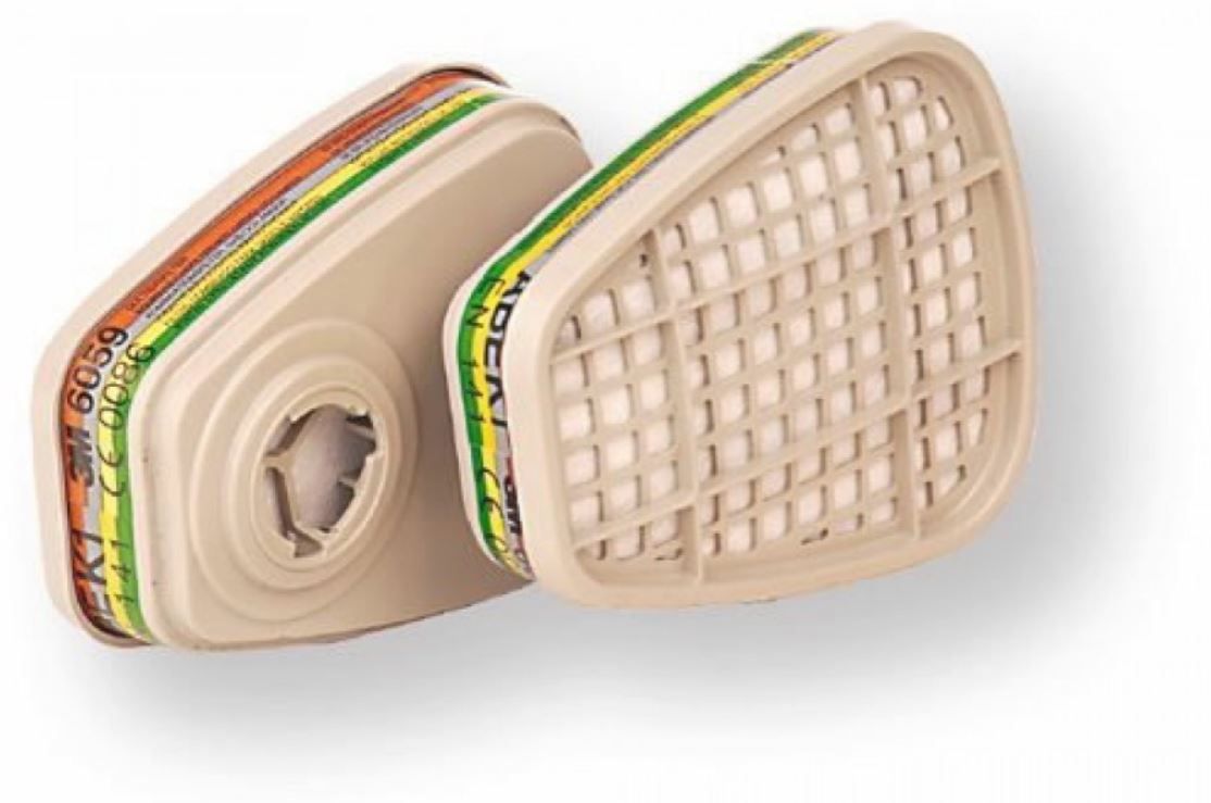 Filter 3M 6059; ABEK1; 2 tk