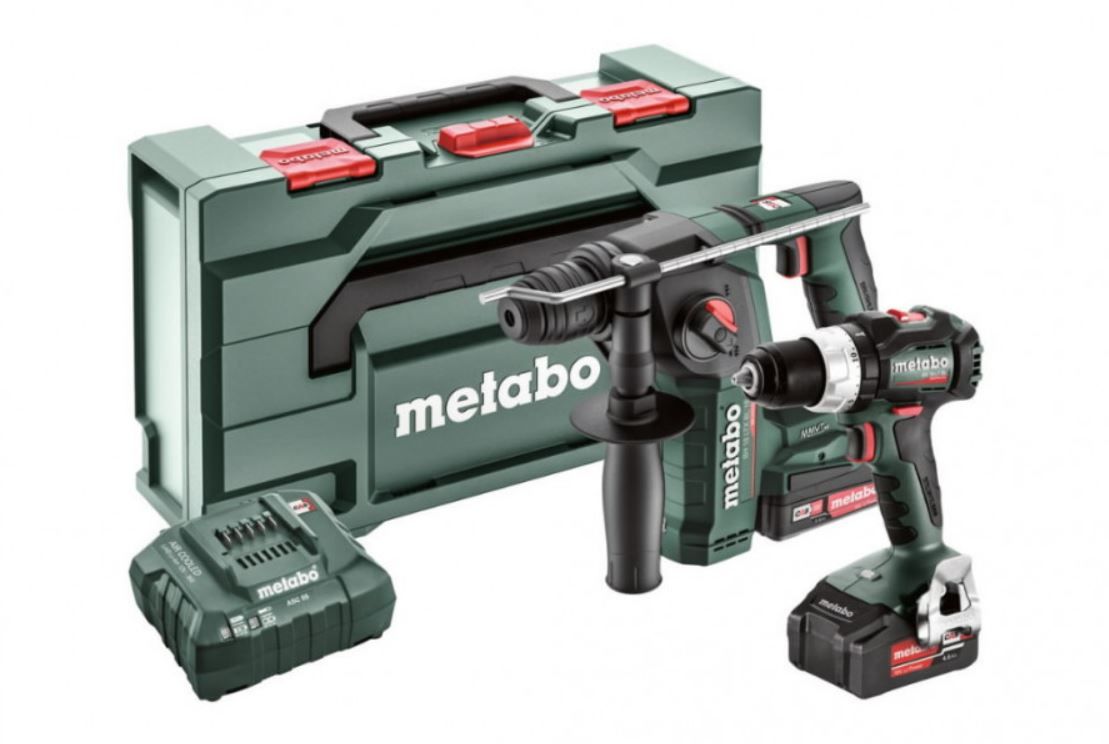 Tööriistakomplekt Metabo COMBO SET 2.5.2 (BS 18 LT BL + BH 18 LTX BL 16); 18 V; 1x2,0/4,0 Ah aku