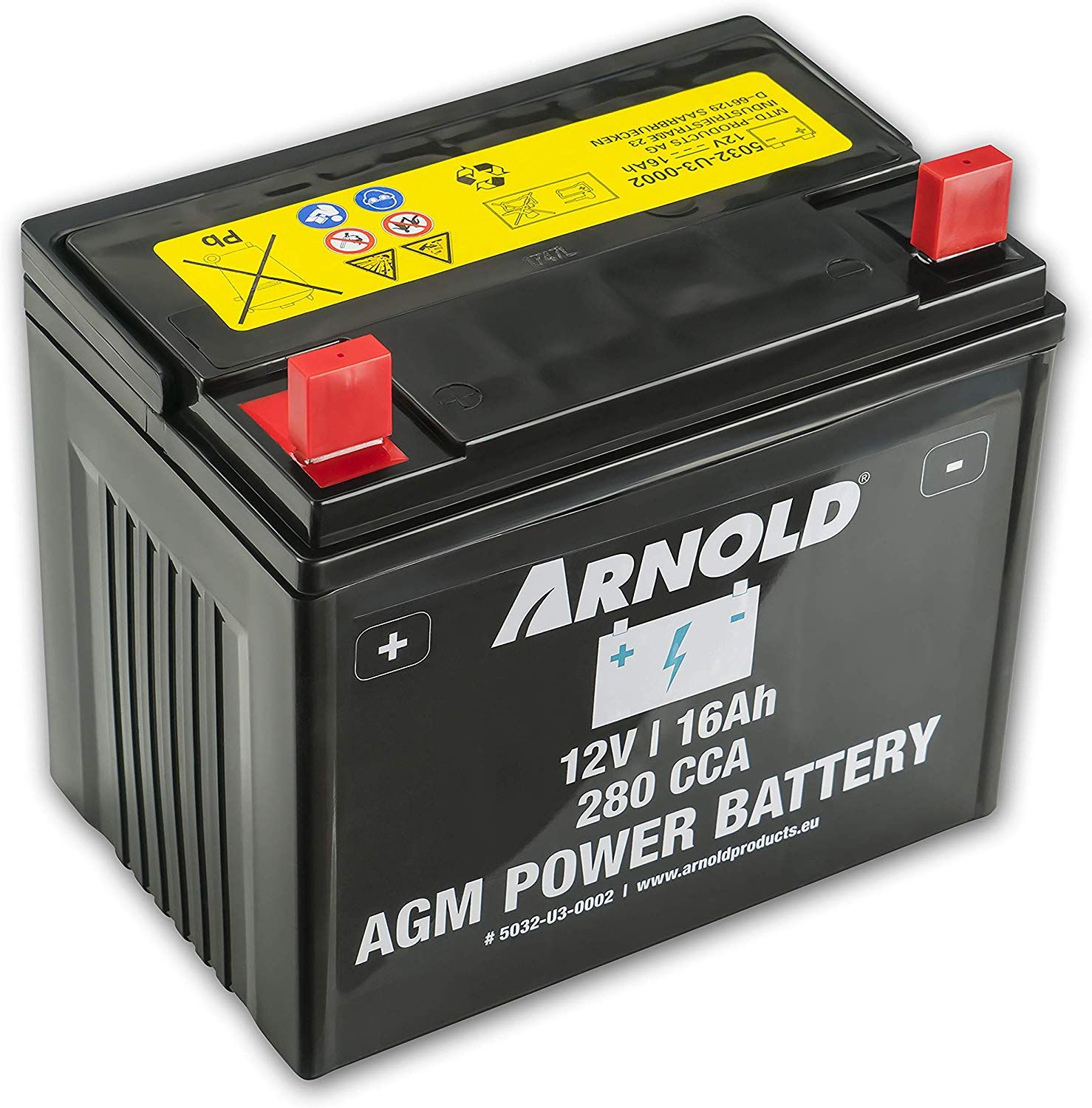 Aku Arnold MTD; 12 V; 16 Ah; 197x130x170 mm