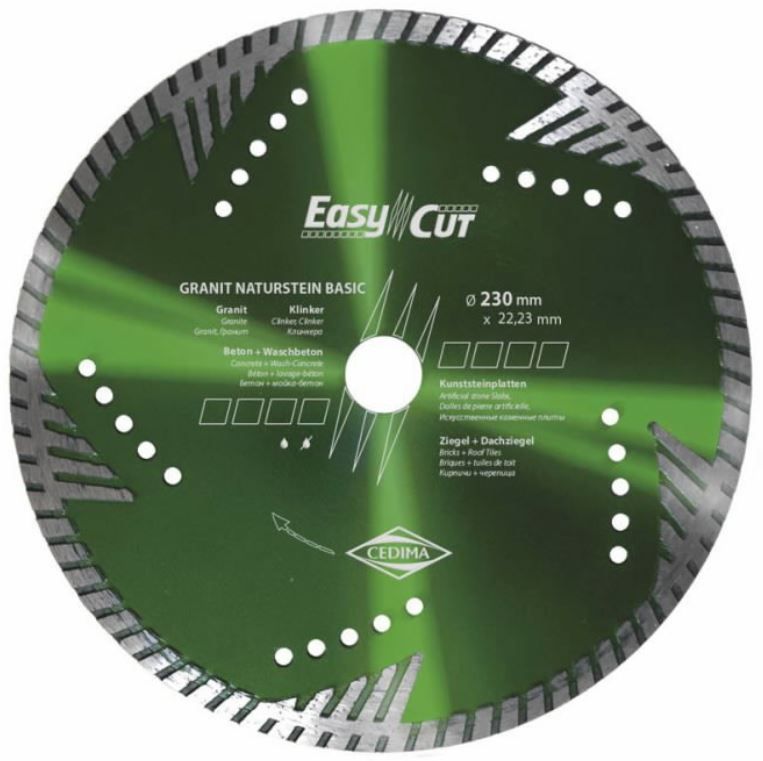 Teemantlõikeketas Cedima Granit Naturstein Basic; 125 mm
