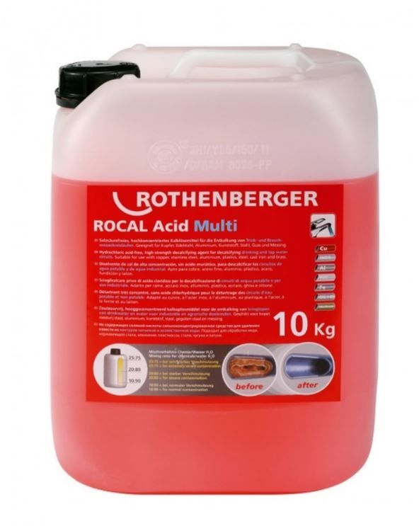 Katlakivieemaldusvahend Rothenberger ROCAL ACID Multi; 10 kg