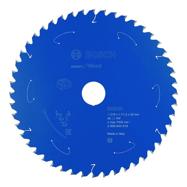 Saeketas puidule Bosch Expert for Wood; 216x30x1,7 mm; Z48