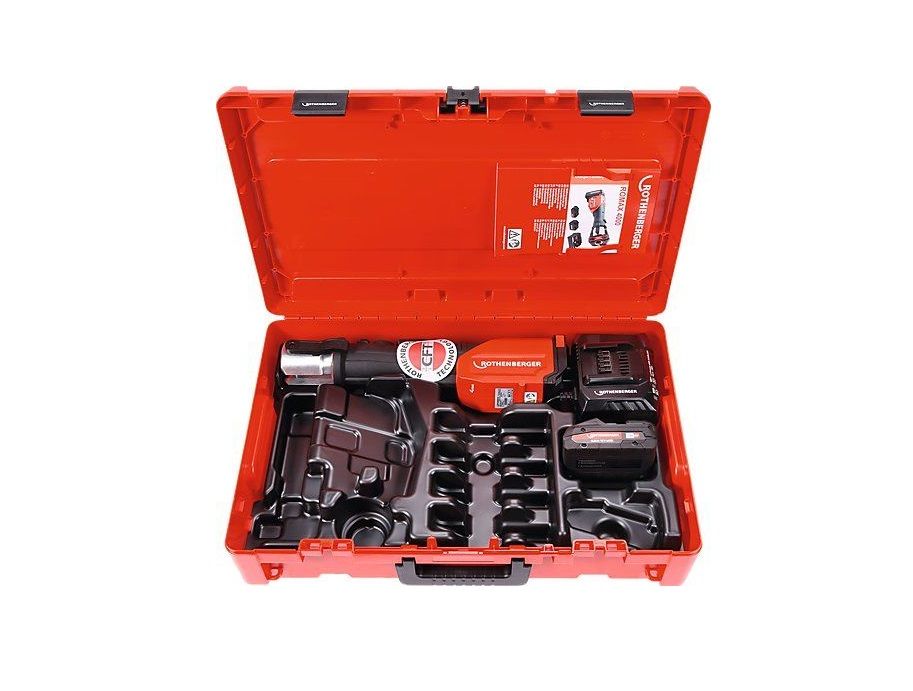Toru pressimise tangid Rothenberger Romax 4000 Basic; 18 V; 1x4,0 Ah aku