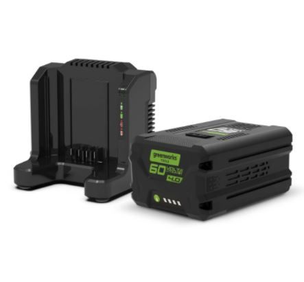 Aku Greenworks GSK60B4; 60 V; 4,0&nbsp;Ah; Li-ion + Laadija
