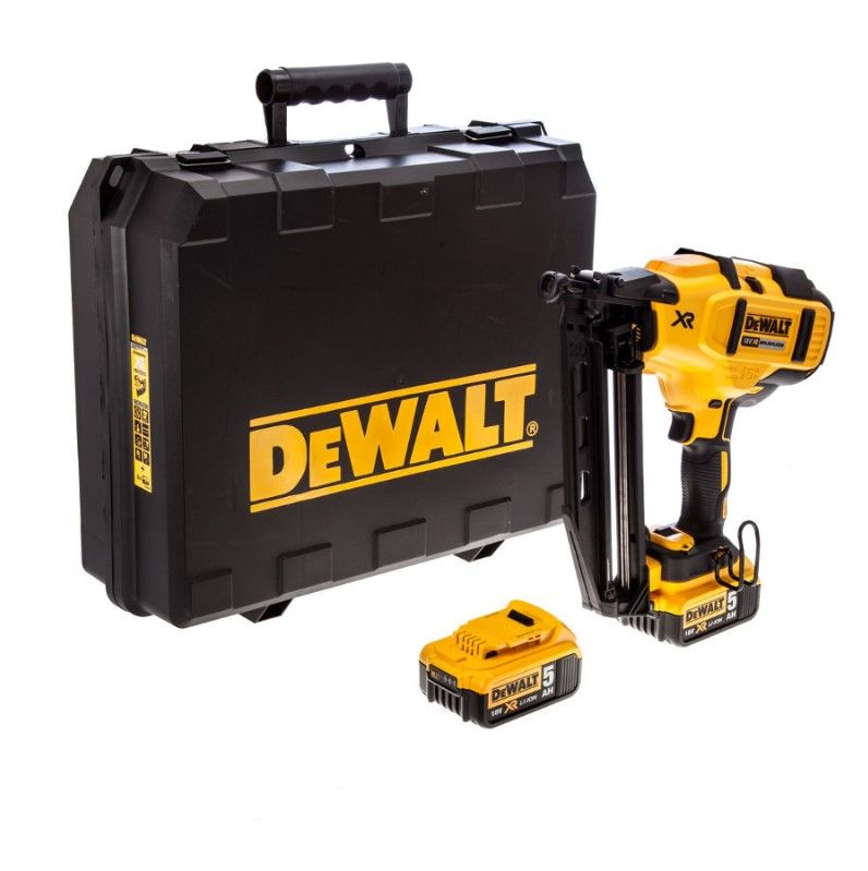 Naelapüstol DeWalt DCN660P2-QW; 18 V; 2x5,0 Ah aku