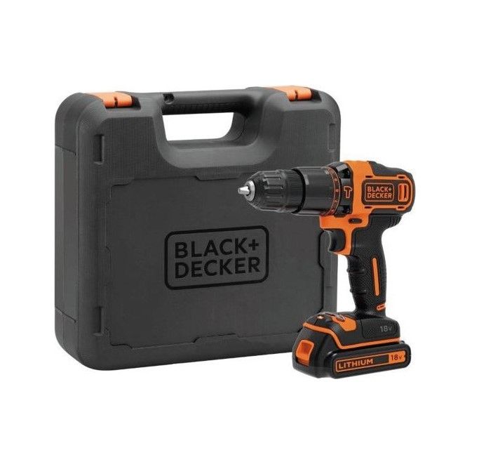 Lööktrell-kruvikeeraja Black & Decker BDCHD18K-QW; 18 V; 1x1,5 Ah aku