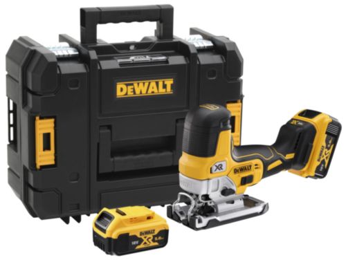 Akutikksaag DeWalt DCS335P2; 18 V; 2x5,0 Ah aku