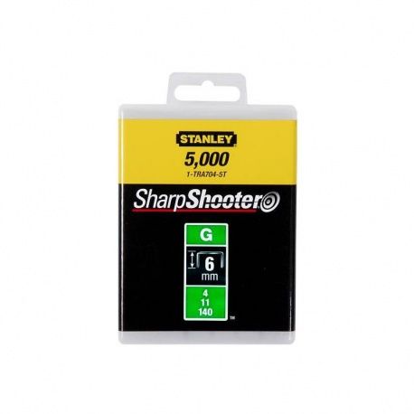 Klambrid Stanley; 6 mm; 5000 tk.; tüüp G