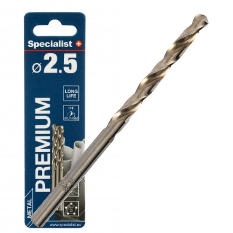 Metallipuur Specialist Premium; 2,5x57 mm; 3 tk