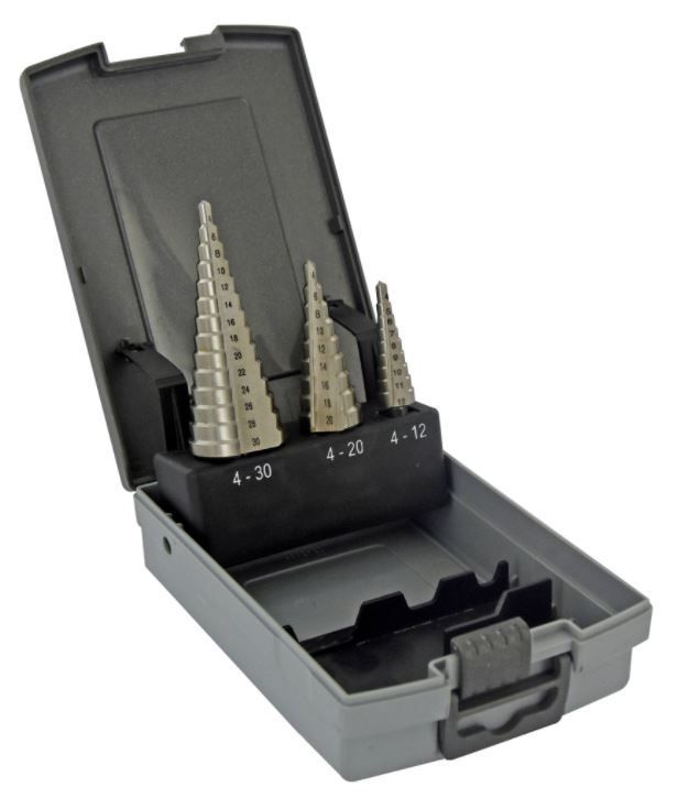 Astmeline koonuspuur Tivoly; 4-12mm/4-20mm/4-30mm; 3 tk