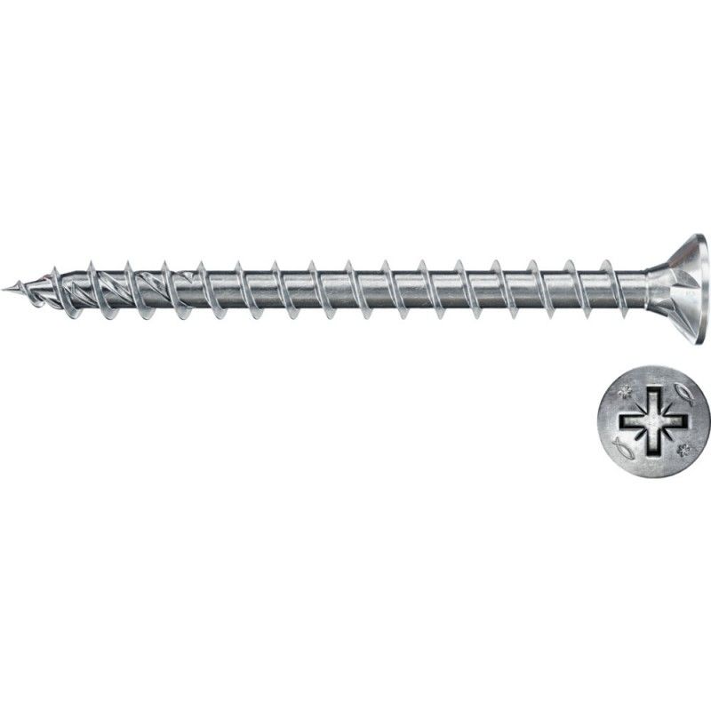 Puidukruvi Fischer Power-Fast II FPF II CZP; PZ3; 6,0x120; 100 tk