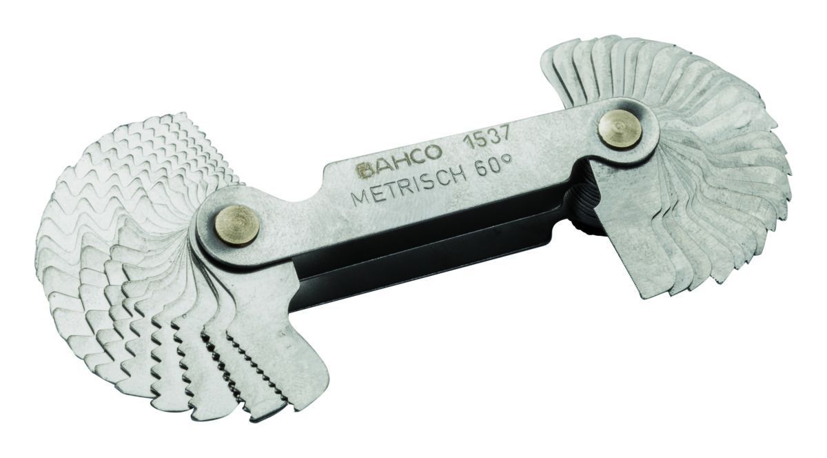 Keermekamm Bahco 1537/52 Metric 60°/ Whitworth 55°; 0,25-6,0 mm / 4-62 mm