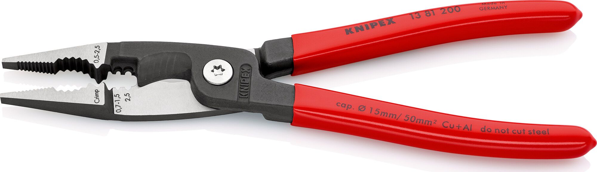 Elektriku tangid Knipex 1381200; 200 mm